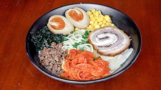 Kimchi with Minced Pork Ramen*