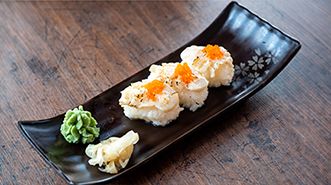 Aburi Hokkaido Hotate Sushi